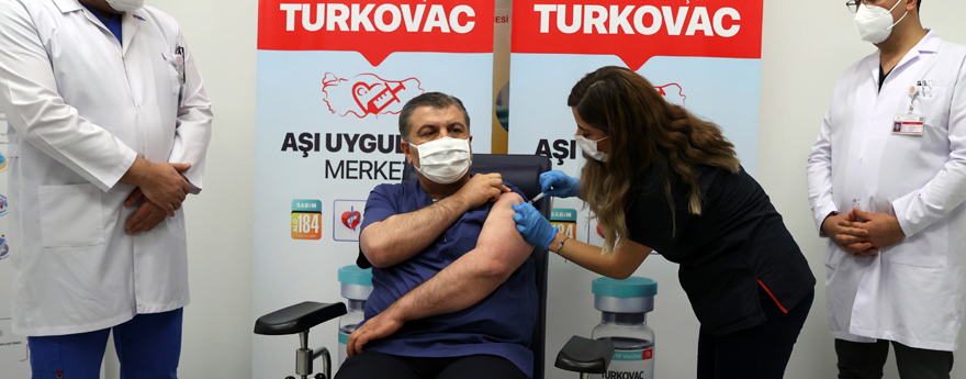 Sağlık Bakanı Fahrettin Koca, Turkovac Aşısı Oldu